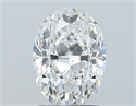 Natural Diamond 1.20 Carats, Oval with  Cut, E Color, VS2 Clarity and Certified by GIA