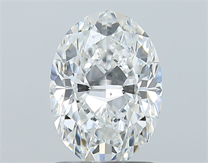 Picture of Natural Diamond 1.20 Carats, Oval with  Cut, E Color, VS2 Clarity and Certified by GIA