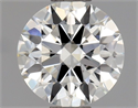 Diamante Natural 0.50 quilates, Redondo , Color I, claridad VVS2 y certificado GIA