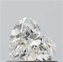 Natural Diamond 0.44 Carats, Heart with  Cut, H Color, VS1 Clarity and Certified by GIA