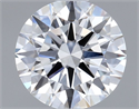 Lab Grown Diamond 1.03 Carats, Round with Ideal Cut, E Color, VS1 Clarity and Certified by IGI