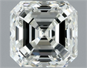 Natural Diamond 1.00 Carats, Asscher with  Cut, H Color, VS1 Clarity and Certified by IGI