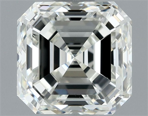 Picture of Natural Diamond 1.00 Carats, Asscher with  Cut, H Color, VS1 Clarity and Certified by IGI