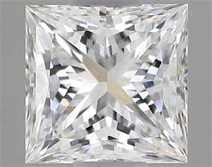 Foto Diamante Natural 0.57 quilates, Princesa , Color G, claridad VVS1 y certificado GIA de