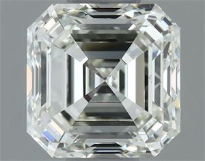 Picture of Natural Diamond 1.02 Carats, Asscher with  Cut, J Color, VS2 Clarity and Certified by IGI