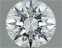 Natural Diamond 0.50 Carats, Round with Excellent Cut, F Color, VVS1 Clarity and Certified by IGI