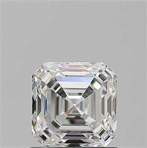 Foto Diamante Natural 1.01 quilates, Asscher , Color I, claridad VS1 y certificado GIA de