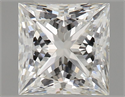 Natural Diamond 0.74 Carats, Princess with  Cut, H Color, IF Clarity and Certified by GIA