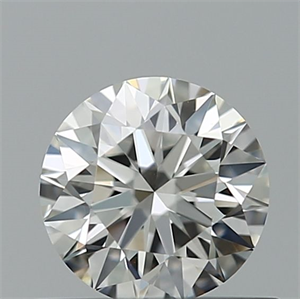 Picture of Natural Diamond 0.46 Carats, Round with Excellent Cut, G Color, VVS2 Clarity and Certified by GIA