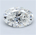 Diamante Natural 2.51 quilates, Ovalado , Color F, claridad VS1 y certificado GIA