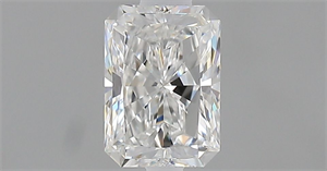 Picture of Natural Diamond 0.70 Carats, Radiant with  Cut, E Color, VVS2 Clarity and Certified by GIA