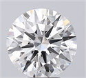 Lab Grown Diamond 5.06 Carats, Round with Ideal Cut, E Color, VVS2 Clarity and Certified by IGI