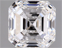Natural Diamond 1.00 Carats, Asscher with  Cut, E Color, VVS2 Clarity and Certified by GIA