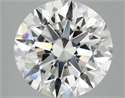 Lab Grown Diamond 3.95 Carats, Round with Ideal Cut, E Color, VVS2 Clarity and Certified by IGI