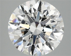 Picture of Lab Grown Diamond 3.95 Carats, Round with Ideal Cut, E Color, VVS2 Clarity and Certified by IGI