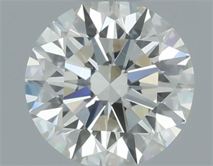 Picture of Natural Diamond 0.54 Carats, Round with Excellent Cut, I Color, VS1 Clarity and Certified by GIA