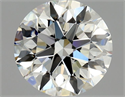 Natural Diamond 0.80 Carats, Round with Excellent Cut, J Color, VS2 Clarity and Certified by GIA