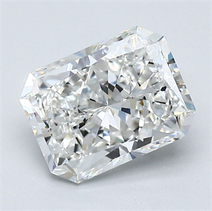 Picture of Natural Diamond 1.90 Carats, Radiant with  Cut, G Color, VVS2 Clarity and Certified by GIA