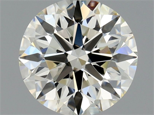 Picture of Natural Diamond 0.50 Carats, Round with Excellent Cut, K Color, IF Clarity and Certified by GIA