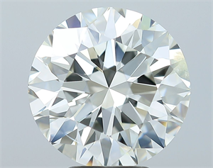 Picture of Natural Diamond 5.03 Carats, Round with Excellent Cut, J Color, SI2 Clarity and Certified by GIA