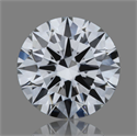 Lab Grown Diamond 1.12 Carats, Round with Ideal Cut, E Color, VVS2 Clarity and Certified by IGI