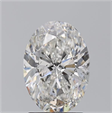 Diamante Natural 2.20 quilates, Ovalado , Color F, claridad I1 y certificado GIA