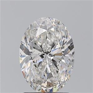 Foto Diamante Natural 2.20 quilates, Ovalado , Color F, claridad I1 y certificado GIA de