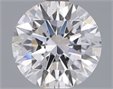 Lab Grown Diamond 1.40 Carats, Round with Ideal Cut, D Color, VVS2 Clarity and Certified by IGI