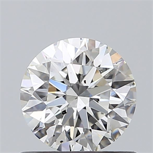 Picture of Natural Diamond 0.61 Carats, Round with Excellent Cut, H Color, SI2 Clarity and Certified by GIA