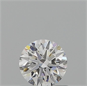 Diamante Natural 0.66 quilates, Redondo , Color F, claridad IF y certificado GIA