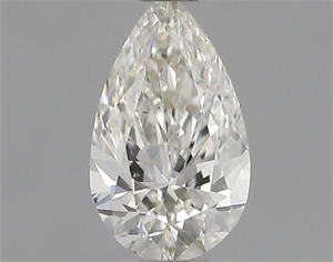 Foto Diamante Natural 0.31 quilates, De pera , Color J, claridad SI2 y certificado GIA de
