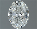 Natural Diamond 1.00 Carats, Oval with  Cut, G Color, SI1 Clarity and Certified by GIA