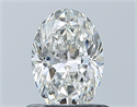 Natural Diamond 0.70 Carats, Oval with  Cut, H Color, IF Clarity and Certified by GIA