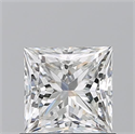 Natural Diamond 1.01 Carats, Princess with  Cut, H Color, VS1 Clarity and Certified by GIA
