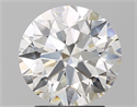 Natural Diamond 2.54 Carats, Round with Excellent Cut, I Color, SI2 Clarity and Certified by GIA