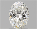 Natural Diamond 1.22 Carats, Oval with  Cut, H Color, VS1 Clarity and Certified by GIA