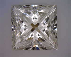 Picture of Natural Diamond 2.10 Carats, Princess with  Cut, J Color, VS1 Clarity and Certified by GIA