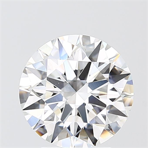Picture of Lab Grown Diamond 3.09 Carats, Round with Ideal Cut, E Color, VVS1 Clarity and Certified by IGI