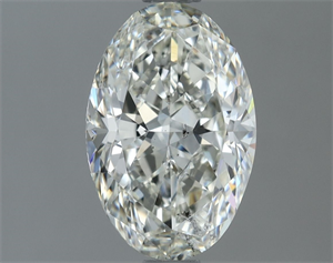 Foto Diamante Natural 1.30 quilates, Ovalado , Color H, claridad SI1 y certificado IGI de