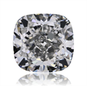 Natural Diamond 0.51 Carats, Cushion with  Cut, D Color, VS1 Clarity and Certified by GIA