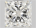 Natural Diamond 1.15 Carats, Princess with  Cut, H Color, VVS1 Clarity and Certified by GIA