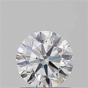 Picture of Natural Diamond 0.96 Carats, Round with Excellent Cut, I Color, VVS2 Clarity and Certified by GIA