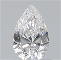 Natural Diamond 0.70 Carats, Pear with  Cut, D Color, VS1 Clarity and Certified by GIA