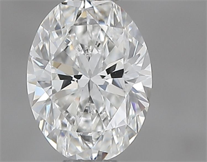 Picture of Natural Diamond 0.43 Carats, Oval with  Cut, F Color, VVS2 Clarity and Certified by IGI
