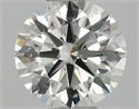 Natural Diamond 0.70 Carats, Round with Excellent Cut, J Color, SI1 Clarity and Certified by GIA