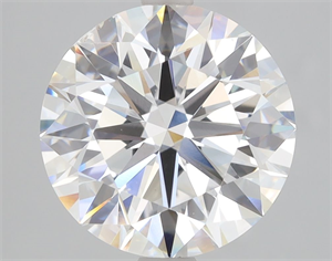 Picture of Lab Grown Diamond 3.01 Carats, Round with Ideal Cut, E Color, VS2 Clarity and Certified by IGI