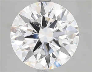 Picture of Lab Grown Diamond 5.09 Carats, Round with Ideal Cut, E Color, VVS2 Clarity and Certified by IGI