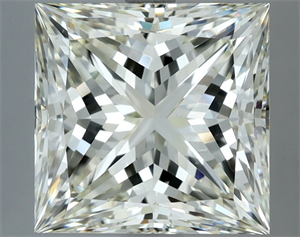 Picture of Natural Diamond 5.05 Carats, Princess with  Cut, K Color, VVS2 Clarity and Certified by IGI