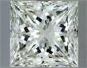 Natural Diamond 5.05 Carats, Princess with  Cut, K Color, VVS2 Clarity and Certified by IGI