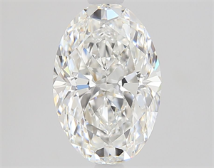 Foto Diamante Natural 1.52 quilates, Ovalado , Color F, claridad VS1 y certificado GIA de